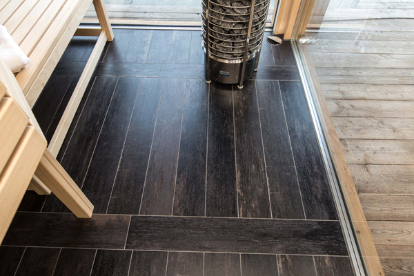 Galeriebild Sauna gefliest
